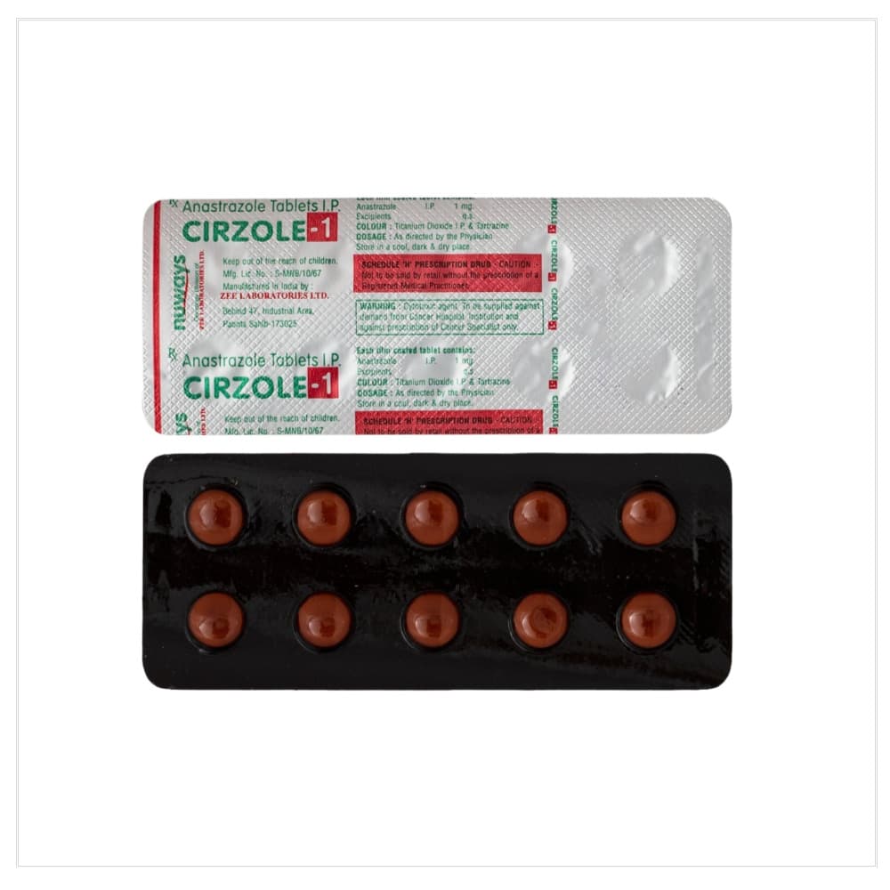 시르졸 아리미덱스 아나스트로졸 1mg 지랩 Cirzole