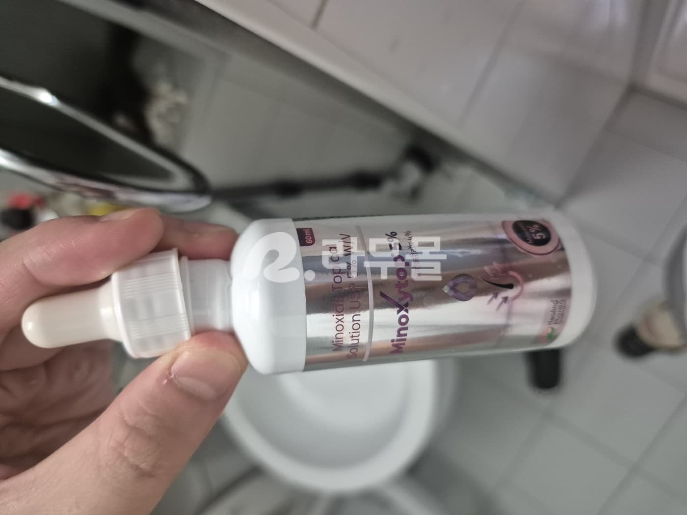 바르는 미녹시딜 5%(미녹시탑 MINOXIDIL 5%, 60ml) 직구 후기