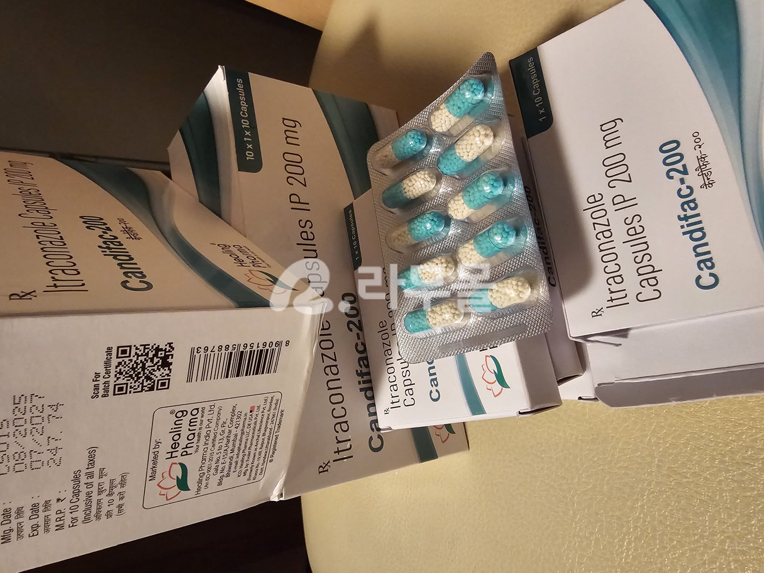 이트라코나졸 캔디페이스 200mg 직구 후기