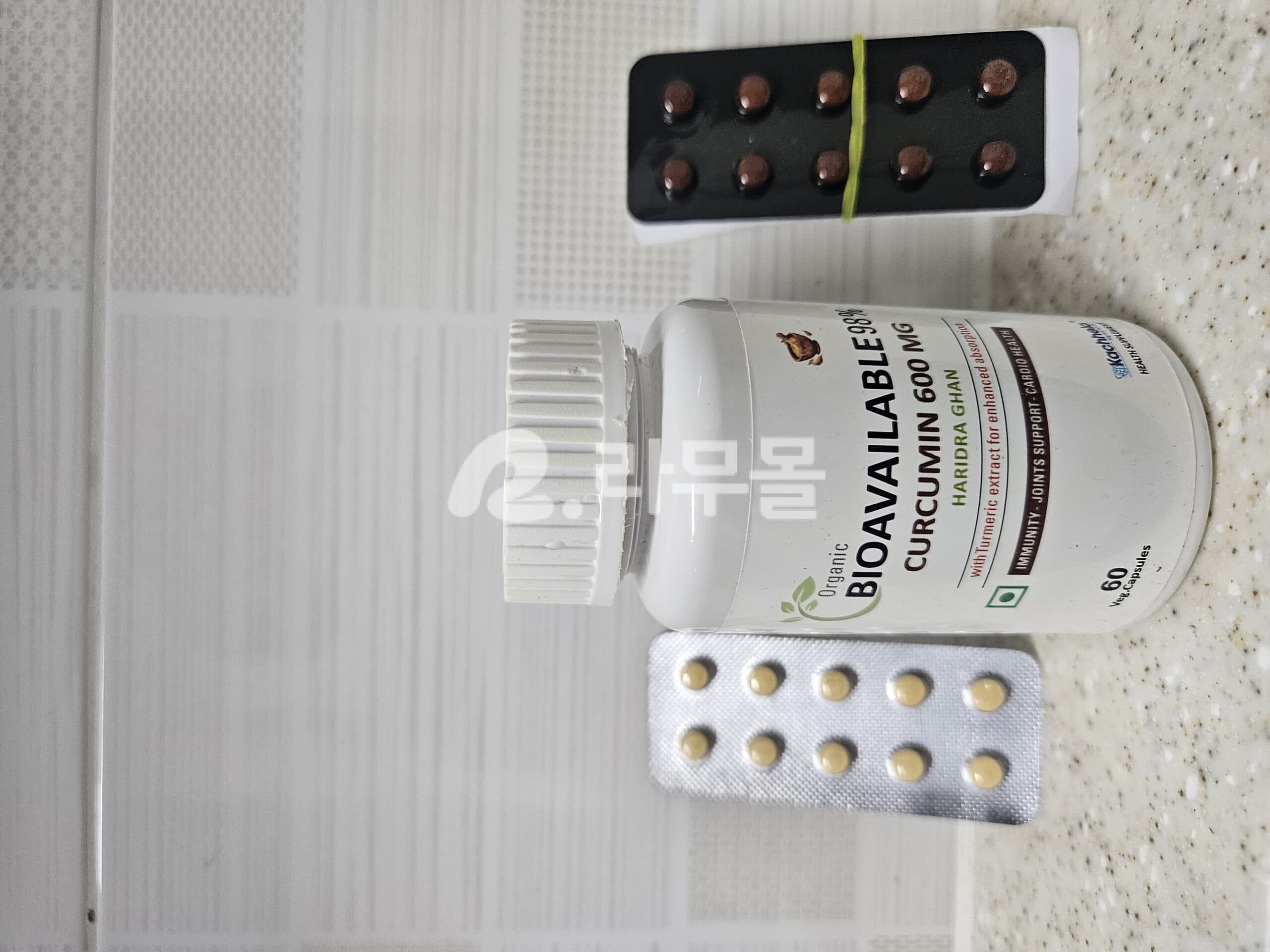 커큐민 캡슐 Haridra 추출물 600mg 카첼라파마 Curcumin 직구 후기