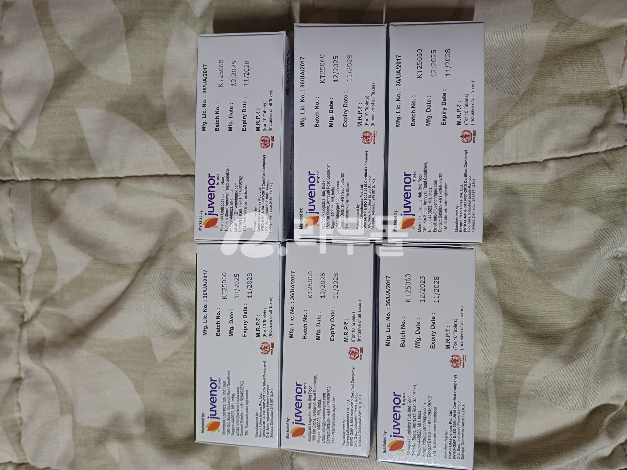 미녹시딜 민주브 5mg 직구 후기