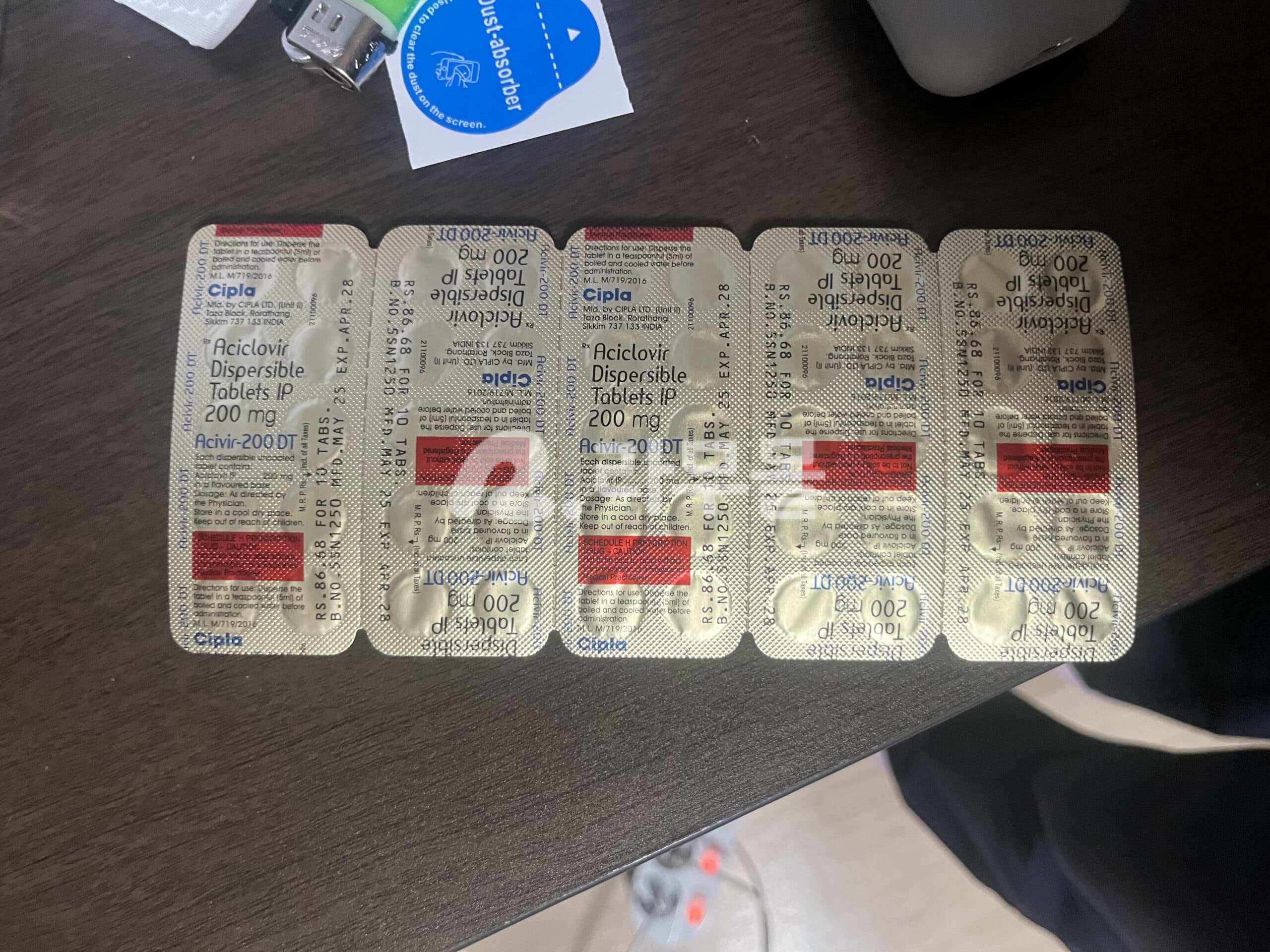 아시클로버 Acivir 200 DT 직구 후기