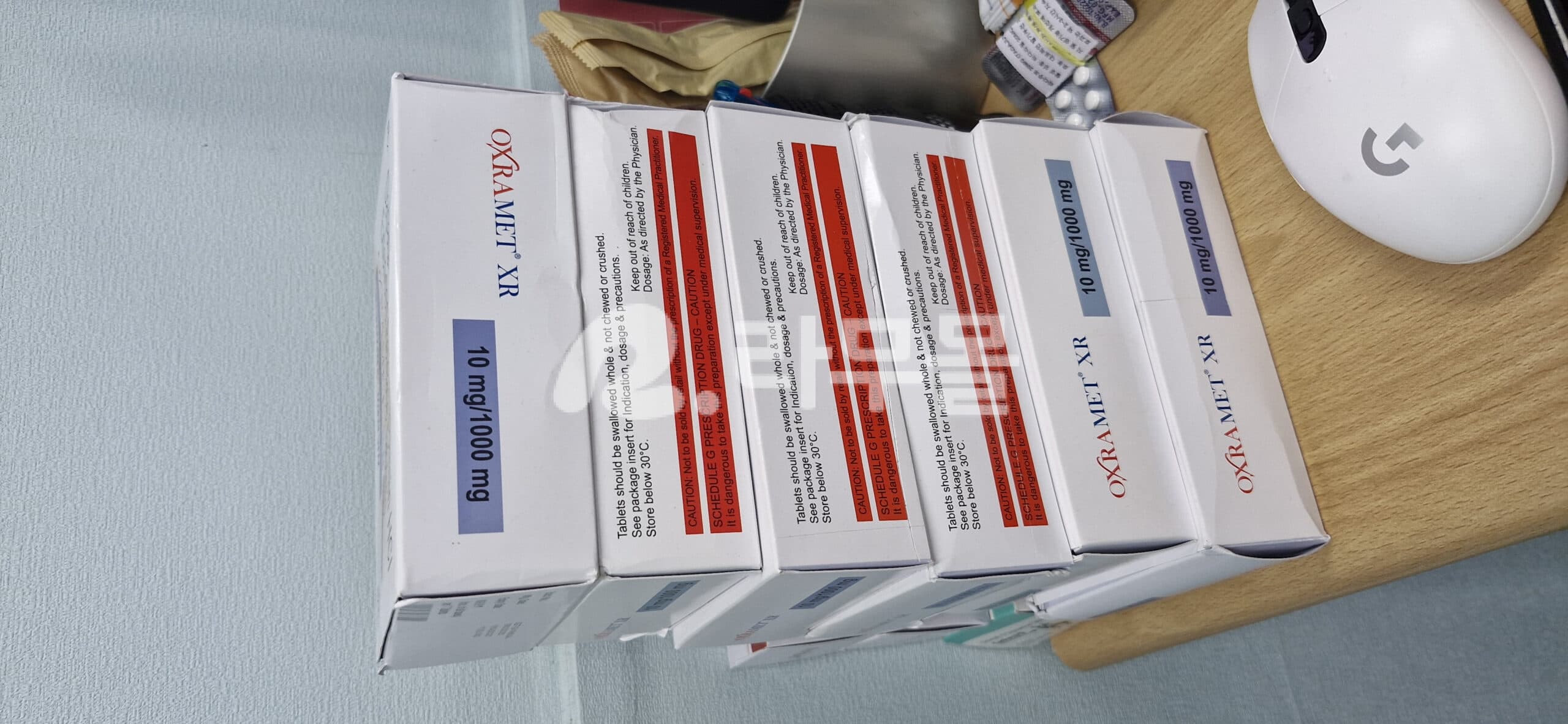 옥스라메트 XR 10/1000mg ( 다파글리플로진 + 메트포르민 Dapagliflozin 10mg + Metformin 1000mg ) 직구 후기