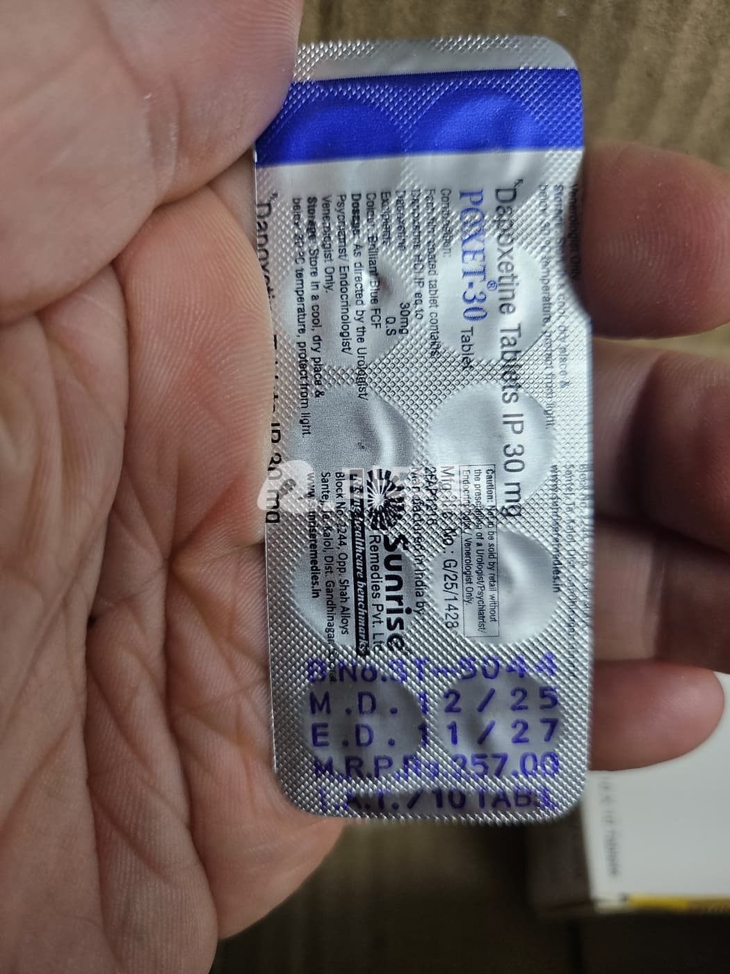 폭세트 30mg 직구 후기